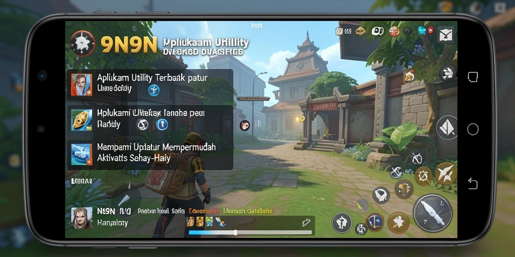 Tampilan antarmuka 9N9N yang intuitif dan user-friendly.