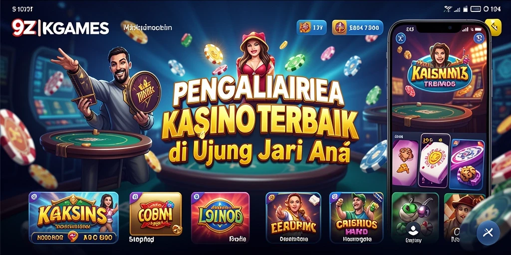 Tampilan menarik dari permainan Kasino di 9ZKGAMES.