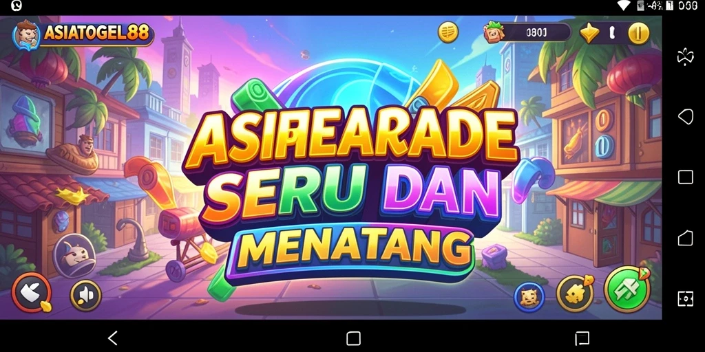 Tangkapan layar gameplay ASIATOGEL88 dengan grafis vibrant dan level yang menantang.