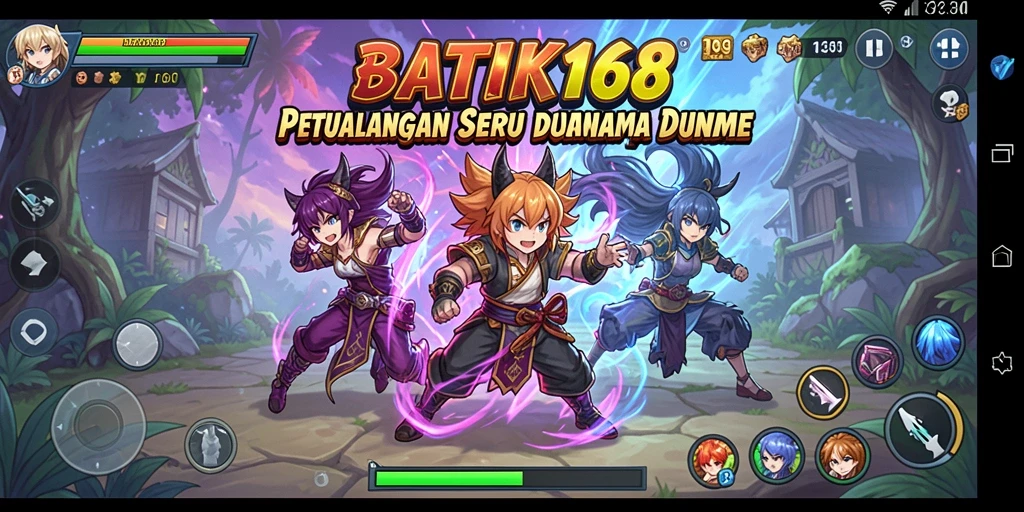 Gameplay seru dan penuh warna dari BATIK168.