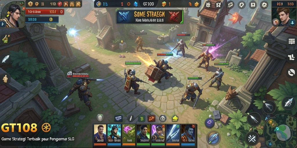 Tampilan gameplay GT108 yang menarik dalam genre SLG.