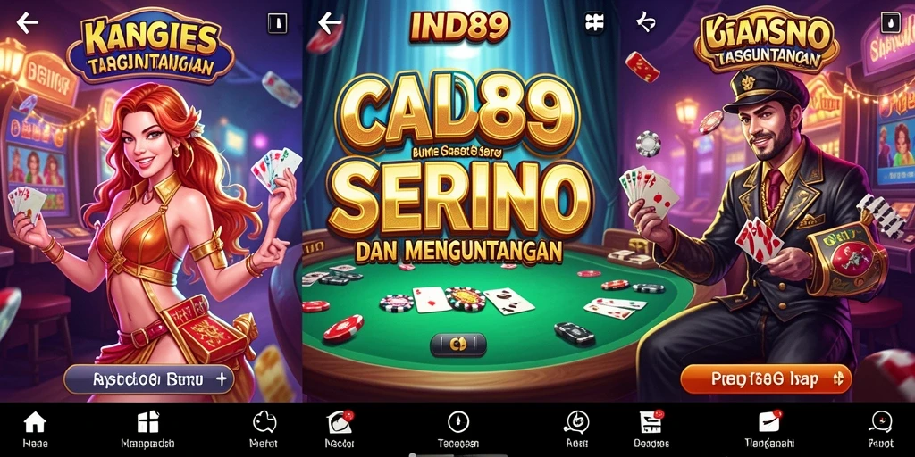 Tampilan gameplay menarik dari game Kasino IND89.