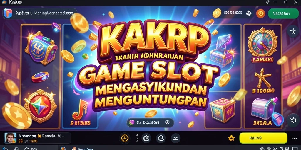 Screenshot utama KAKRP menampilkan gameplay slot yang seru dan mengasyikkan.