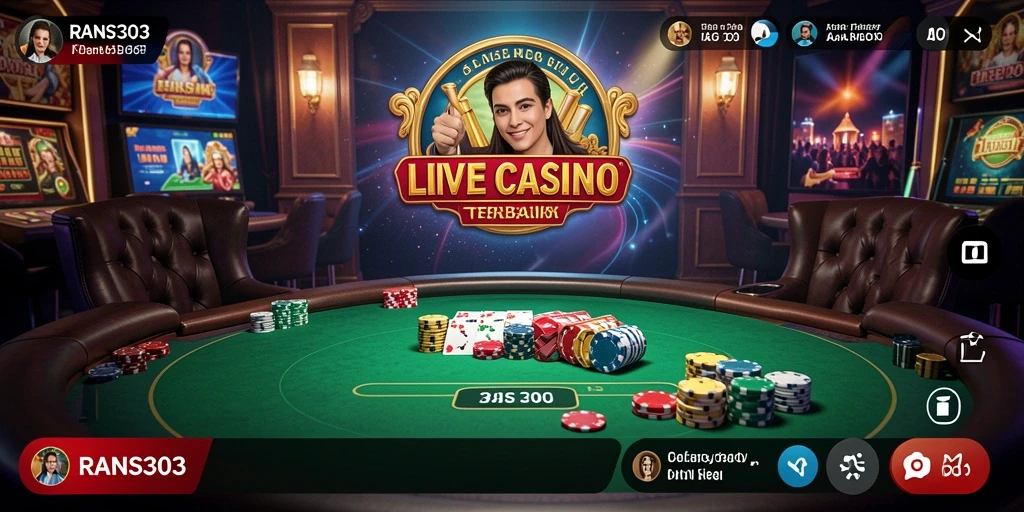 Tampilan gameplay menarik di RANS303 Live Casino.
