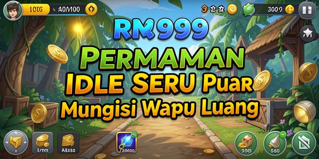 Screenshot utama RR999 menampilkan gameplay yang tenang dan menarik.