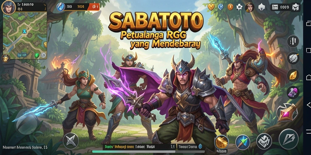 Tampilan menakjubkan dari gameplay RPG yang seru.