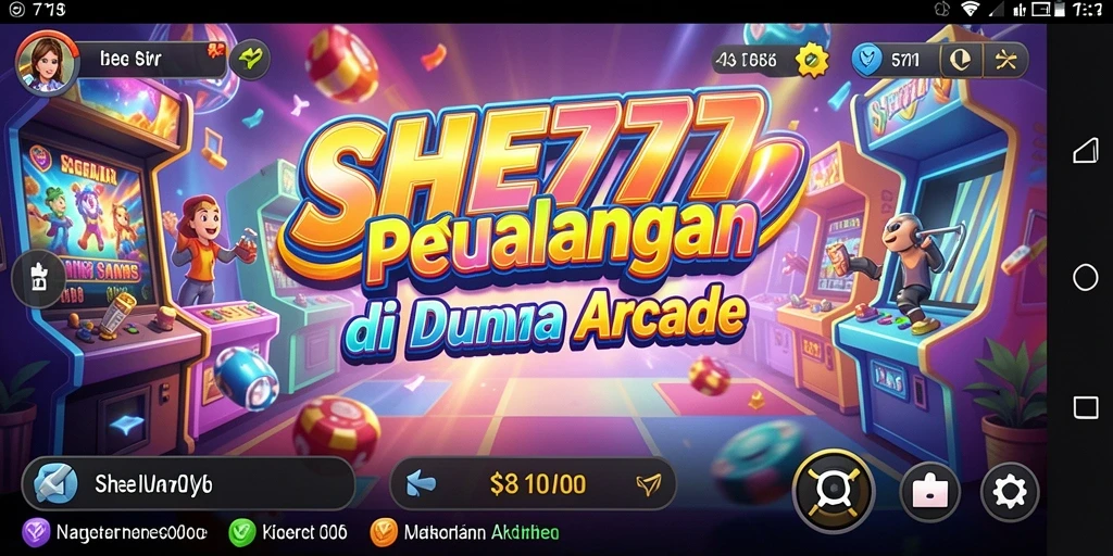 Screenshot gameplay SHE777 yang menunjukkan aksi seru di dunia Arcade.