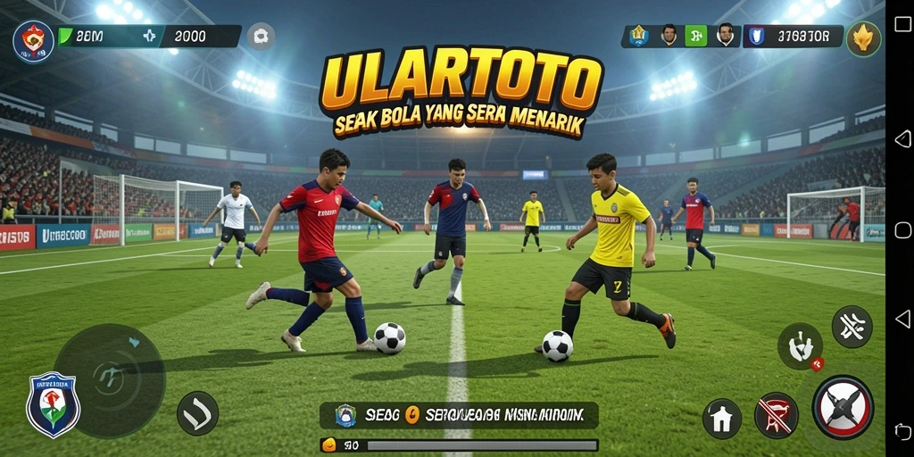 Tampilan gameplay ULARTOTO yang seru dan menantang.